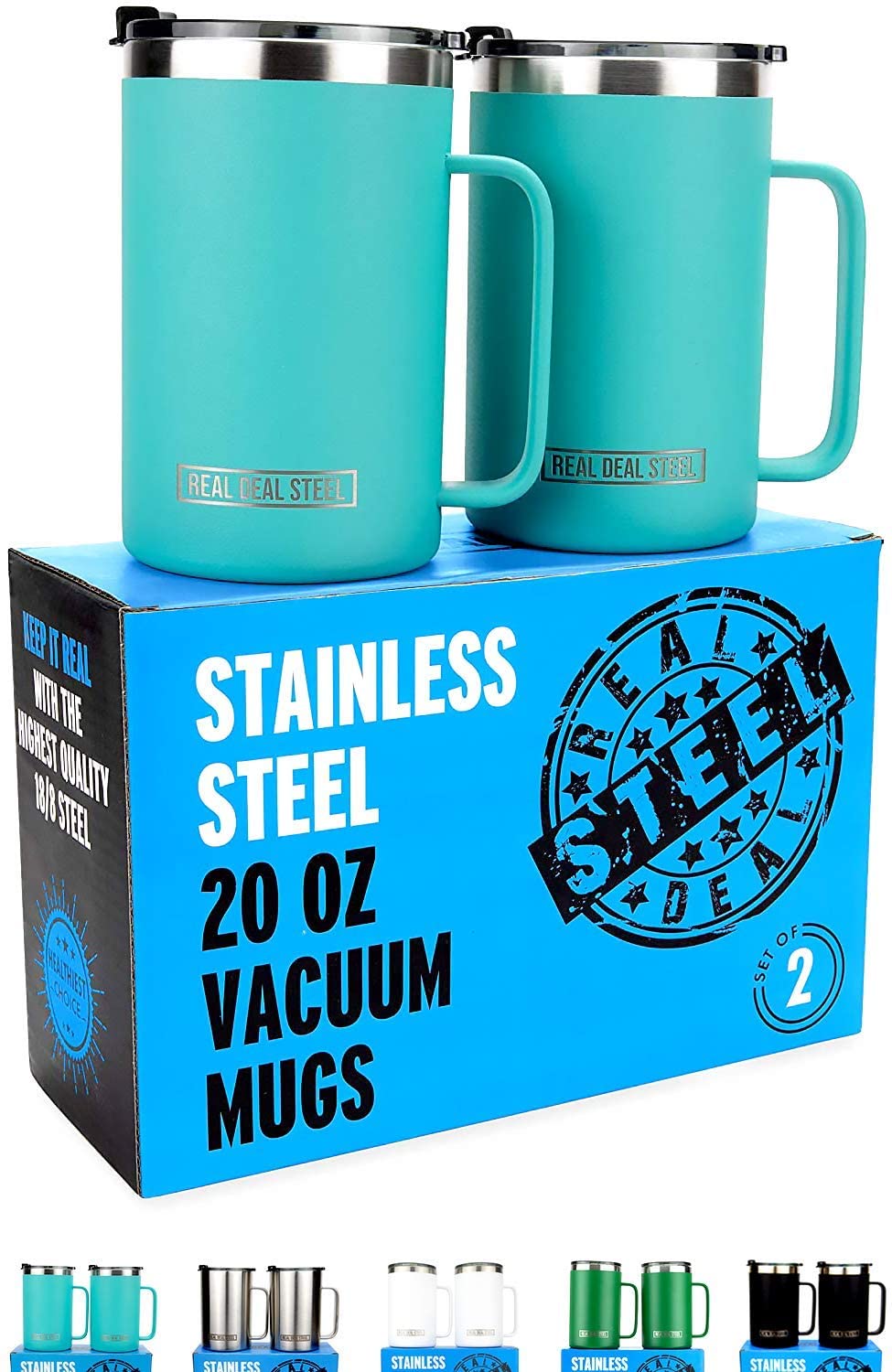 64 oz coffee cup 64 oz w/ Handle Powder Coat Tumblers main image 0