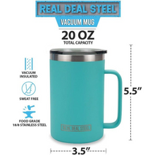 Load image into Gallery viewer, The Instant Classic - 20 oz Vacuum Insulated Mug Color Tiffany Blue (Set of 2)