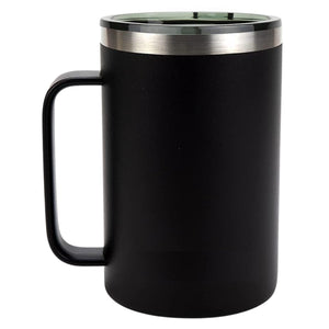 20 OZ Vacuum Insulated Mug (Black) - Customized with Logo or Text