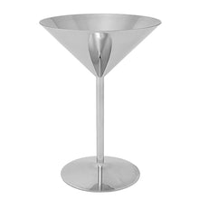 Load image into Gallery viewer, Martini Glasses - Mirrored Stainless Steel, 8 oz