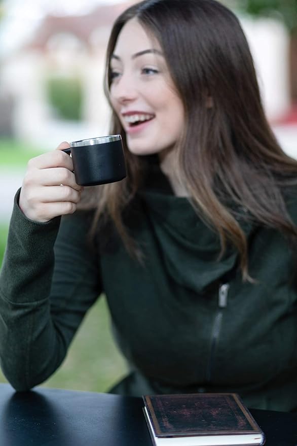 The Little Sipper - Stainless Steel Insulated Espresso Cups (Assorted Color) (Set of 4)