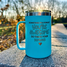 Load image into Gallery viewer, 20 OZ Vacuum Insulated Mug (Teal) - Customized with Logo or Text