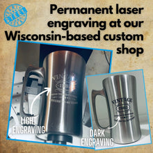 Load image into Gallery viewer, 20 OZ Vacuum Insulated Mug (Natural Stainless) - Customized with Logo or Text