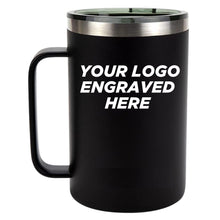 Load image into Gallery viewer, 20 OZ Vacuum Insulated Mug (Black) - Customized with Logo or Text