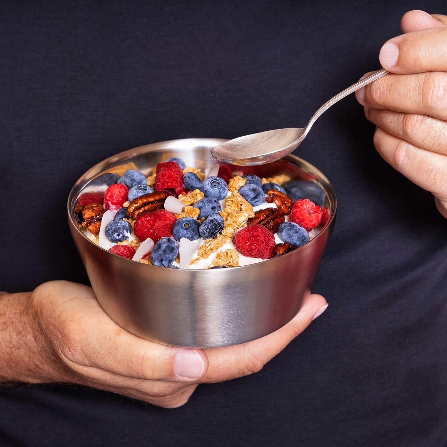 Durabowls - 20 oz Insulated Stainless Steel Bowls