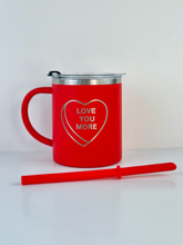 Load image into Gallery viewer, “Love you more” Valentine’s Day Kids Mug