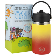 Load image into Gallery viewer, &#39;Keep It Real&#39; Kids Water Bottle - 12 oz (Fire (Red/Orange/Yellow))