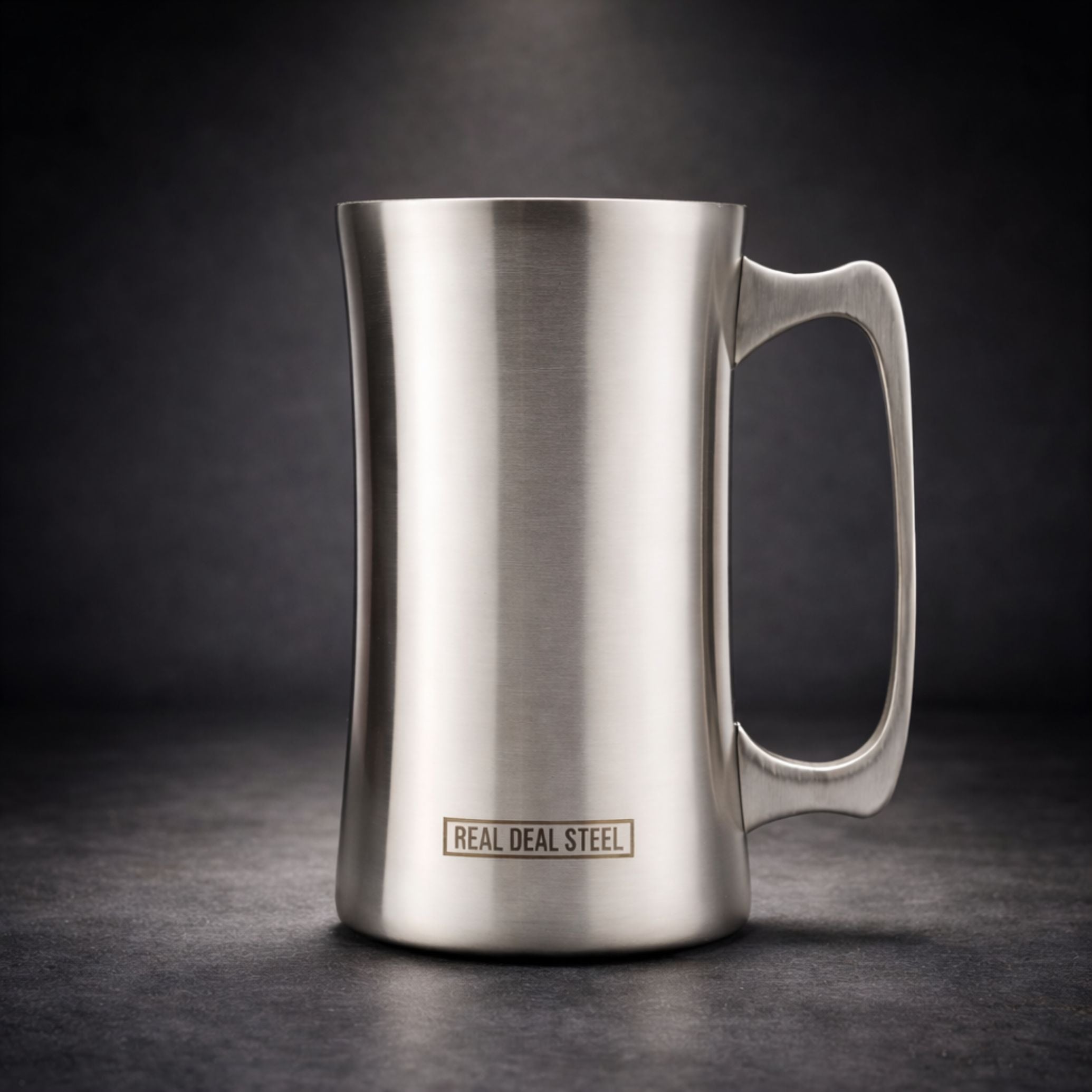 Stainless Steel Vacuum Insulated Beer Mug 20 oz | REAL DEAL STEEL