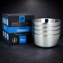 Load image into Gallery viewer, Durabowls - 20 oz Insulated Stainless Steel Bowls