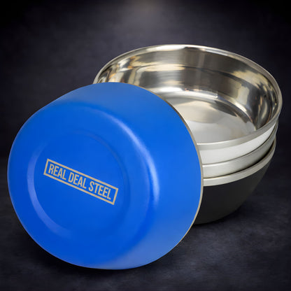 Durabowls - 20 oz Insulated Stainless Steel Bowls - Assorted Colors