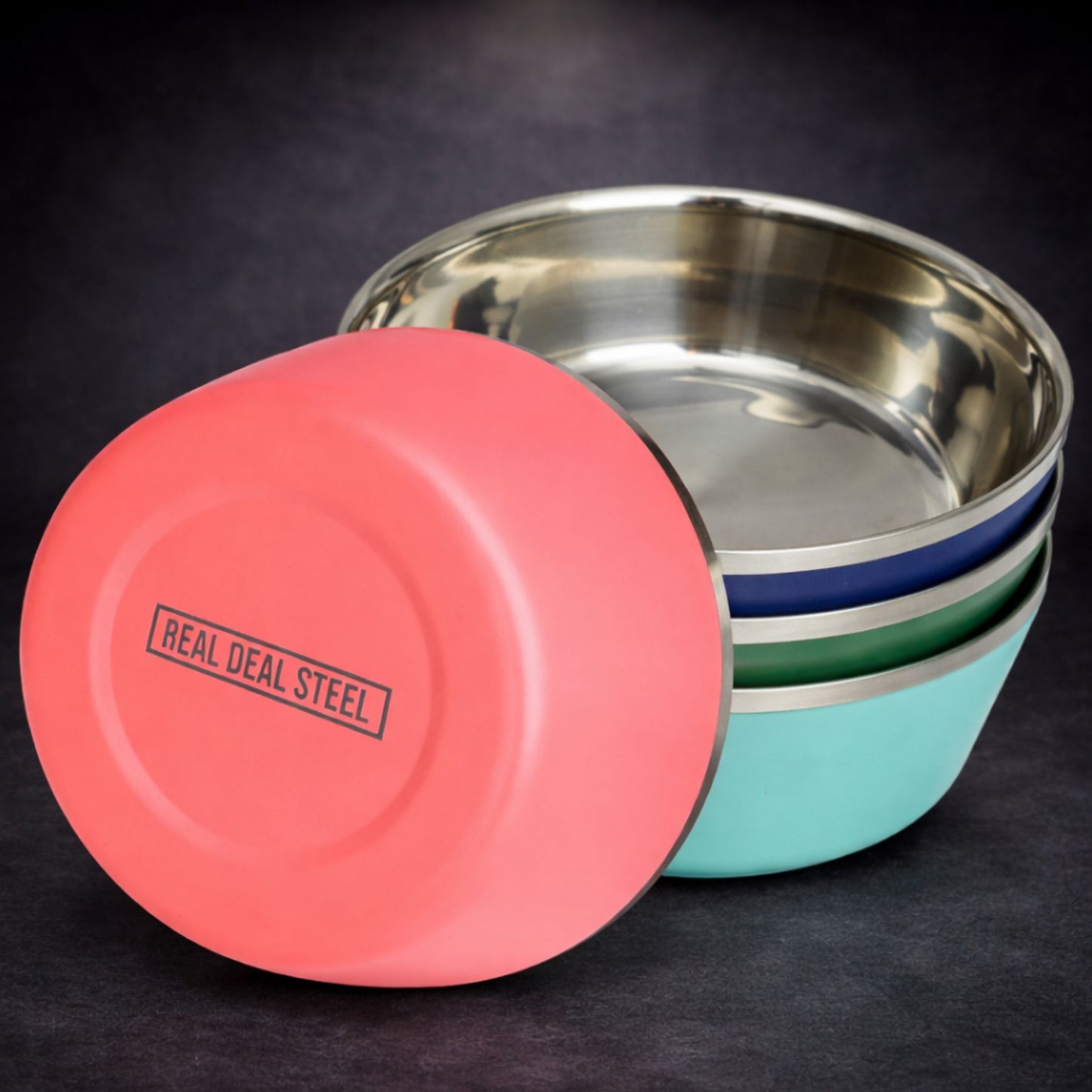 Durabowls - 20 oz Insulated Stainless Steel Bowls - Assorted Colors