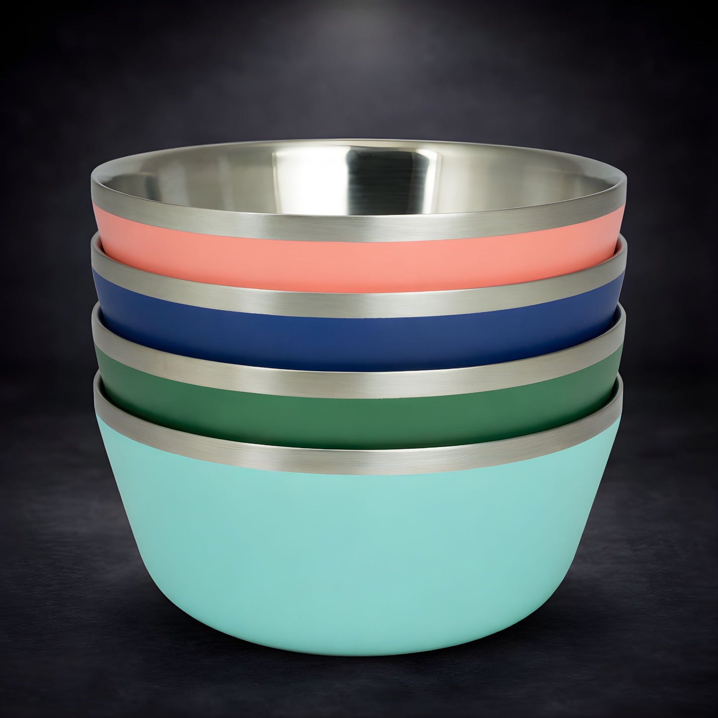 Durabowls - 20 oz Insulated Stainless Steel Bowls - Assorted Colors