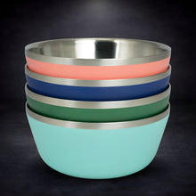 Load image into Gallery viewer, Durabowls - 20 oz Insulated Stainless Steel Bowls - Assorted Colors