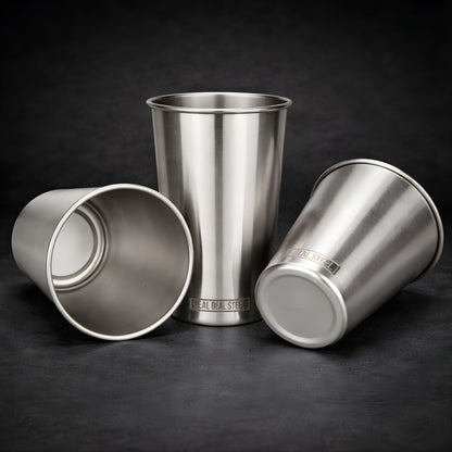 Stack Pint™ - Natural Stainless (4 Pack)