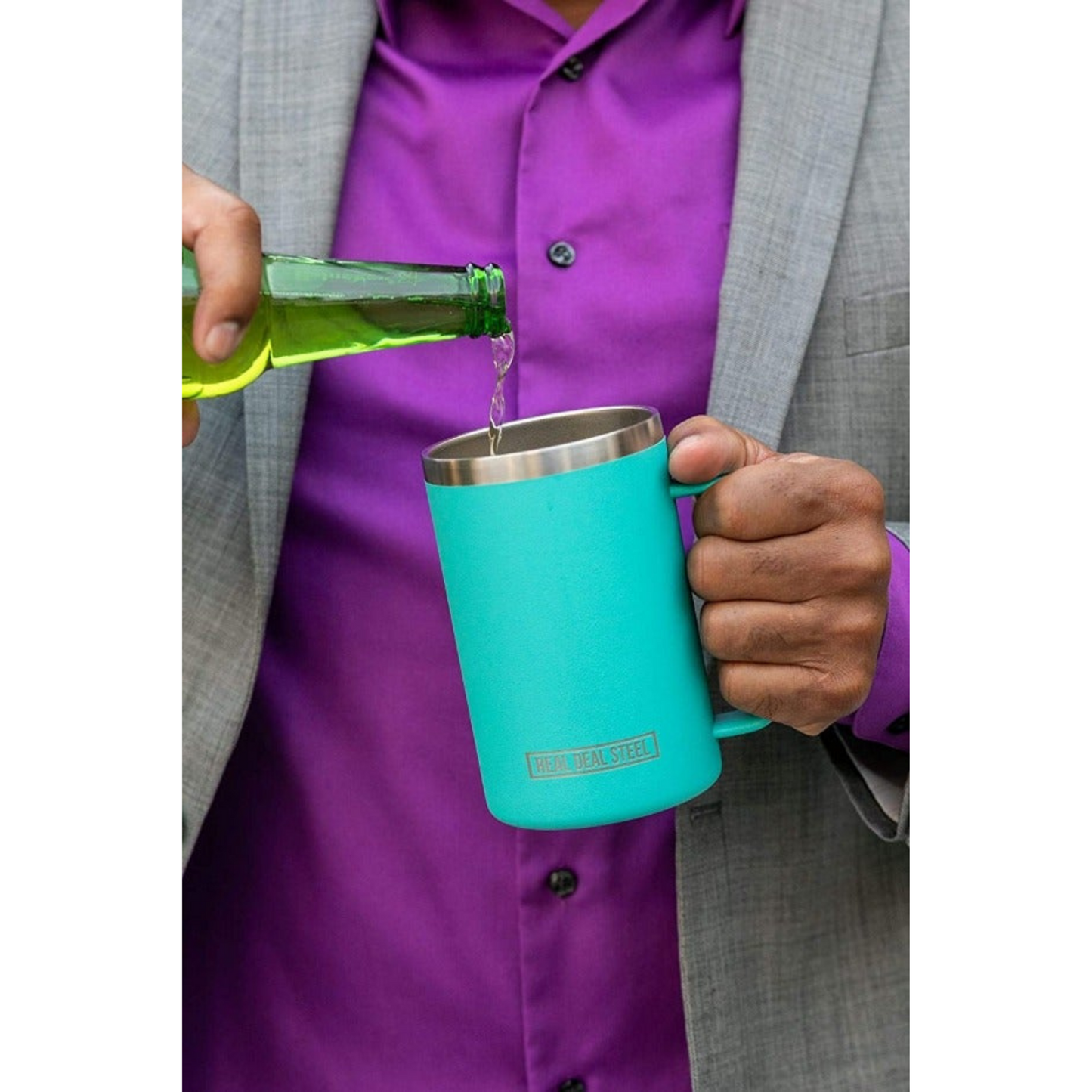 The Instant Classic - 20 oz Vacuum Insulated Mug Color Tiffany Blue (Set of 2)