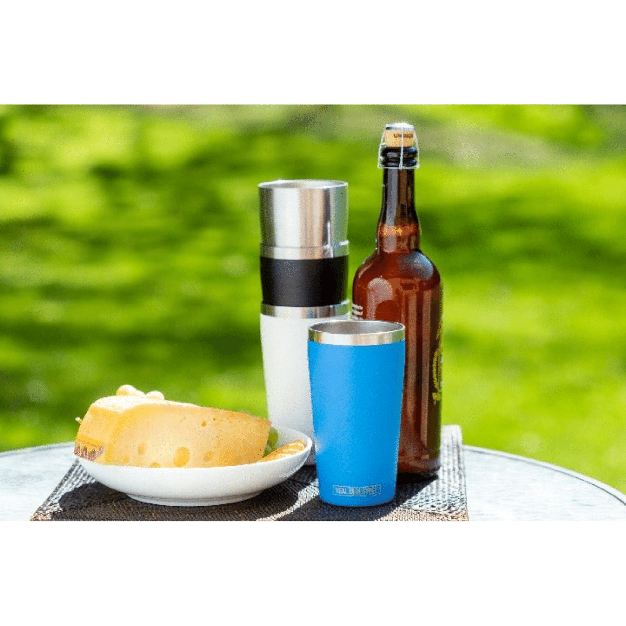 Stainless Steel Cup 10 oz. Tumbler Set Good for Beer, Water, or drinks -  Wealers