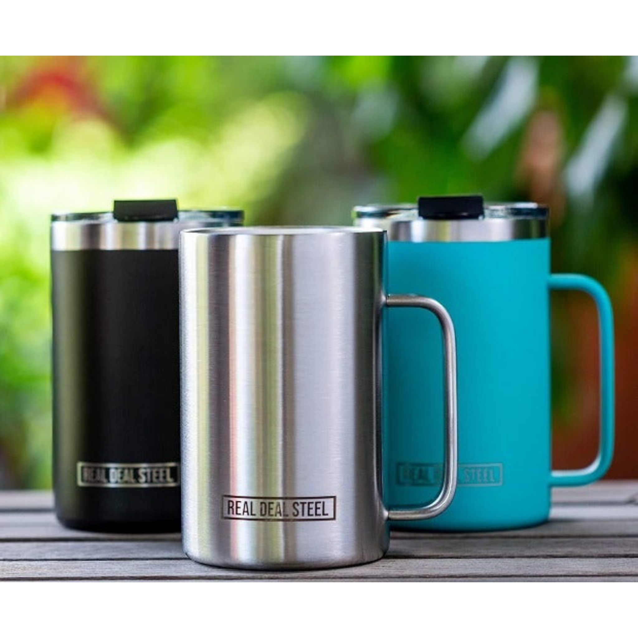 The Instant Classic - 20 OZ Vacuum Insulated Mug Color Black (Set of 2 –  Real Deal Steel