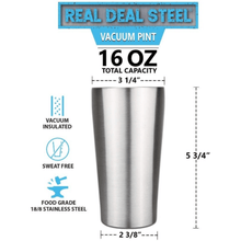 Load image into Gallery viewer, Vac-Stack Beer Tumblers (Set of 4)