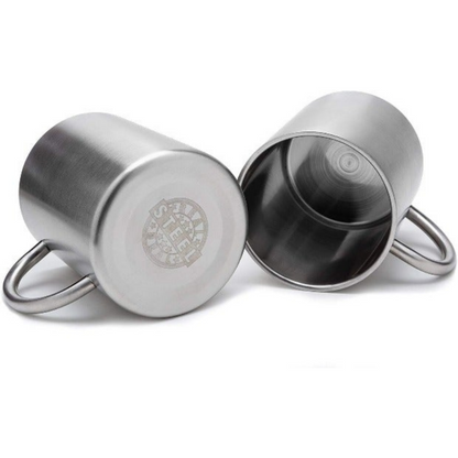 The Classic - Stainless Steel Coffee Mug - Insulated Mugs (Set of 2)