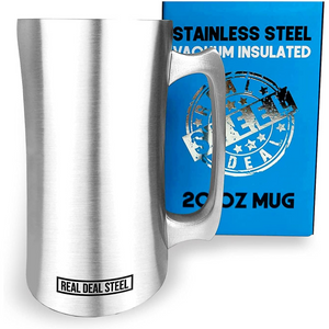 The Ultimate Stein - Stainless Steel Beer Mug 20 oz - Vacuum Insulated