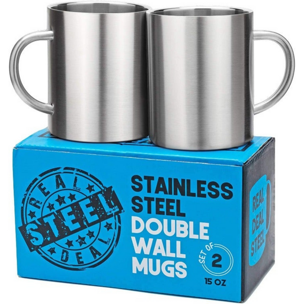 Mr. Coffee Expressway 15 oz. Stainless Steel Double Wall Travel Mug  98586627M - The Home Depot